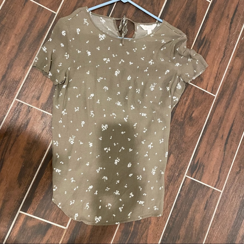 Floral short sleeve tee